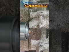 Весь процесс точной обработки деталей из нержавеющей стали с помощью станкового токарного станка