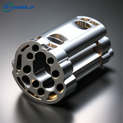 Точные части из алюминия с ЧПУ для обработки поверхности для применения с низкой гибкостью